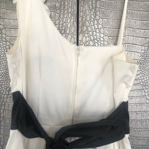 Tweeze Me Juniors Ivory Ruffle Dress Size 3 - Picture 4 of 7